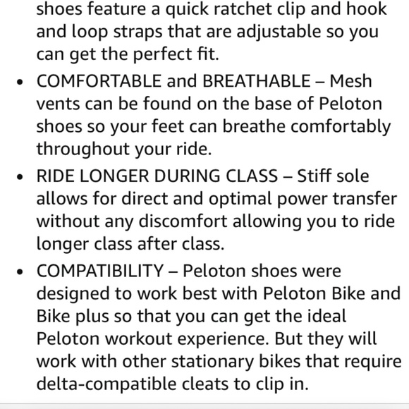 Peloton Black and Red Cycling Shoes - Picture 7 of 14